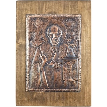 Ръчно изработена икона на Свети Никола (6960)