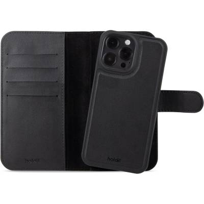Holdit Гръб Калъф Holdit WalletCase MagnetPlus за iphone 15 Pro Max - Черен