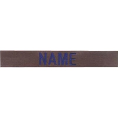 MILITARY RANGE Nášivka menovka "NAME" modrá niť OLIV