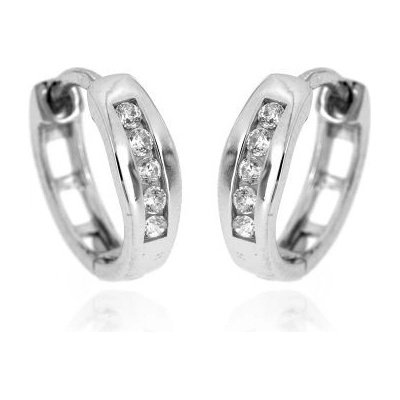 Zlatnictví U Kostela zlaté kroužky s bílými kamínky 682