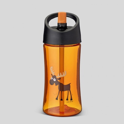 Carl Oscar Water Bottle dětská láhev na vodu oranžová 350ml
