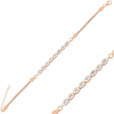 Olivie strieborný náramok ROSE 4807