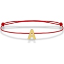 Blink-Blink Šnúrkový náramok so zlatým písmenom 6330ZG