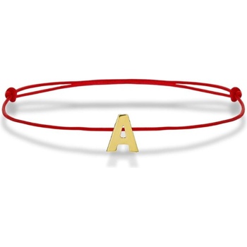 Blink-Blink Šnúrkový náramok so zlatým písmenom 6330ZG