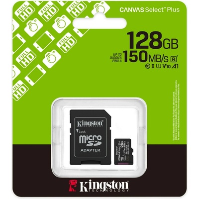 Kingston Canvas Select Plus MicroSDXC 128GB SDCS3/128GB