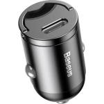 Baseus Мини зарядно за кола Baseus Tiny Star Mini PPS Type-C Port 30W Сиво - Компактна Мощ за Вашия Автомобил (BSU962GRY)