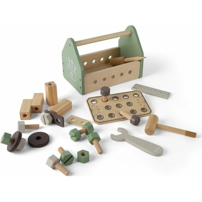 Dantoy Playful Wood drevený box s náradím 26ks 36m+