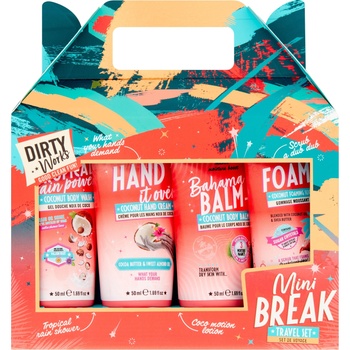 Dirty Works Подаръчен комплект Mini Break, 4 части