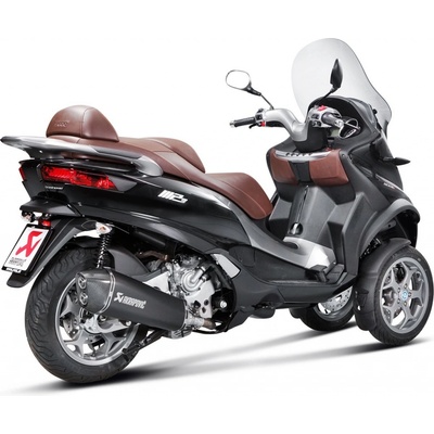 Akrapovič Slip-On Line Black Stainless Steel Piaggio MP3/Beverly 400/500 (08-16)