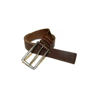 Black unisex kožený opasek 089-75 hnědý