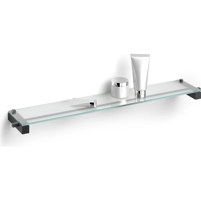 ZACK Рафт за баня Carvo прахово боядисана стомана черен (40506)