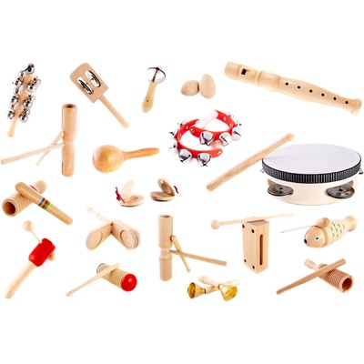 Acool Toy Дървен комплект Acool Toy - Музикални инструменти, Монтесори (MO153)