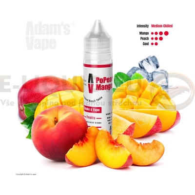 Adam´s Vape S & V PoPeachi Mango 12 ml – Zboží Dáma