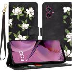 Techsuit Калъф за Motorola Moto G55 - FlipCraft - Flowers of the Dawn (KF2338371)