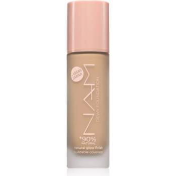 NAM Dewy дълготраен течен фон дьо тен с хиалуронова киселина цвят 05 Warm Beige 30ml