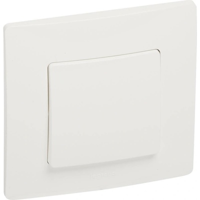 Legrand Еднополюсен ключ 10A в блистер цвят бял Niloe - 396426 (396426)