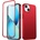 JOYROOM Калъф Joyroom 360 Full JR-BP927, за iPhone 13, с протектор, за екран, червен (JR-BP927 red)