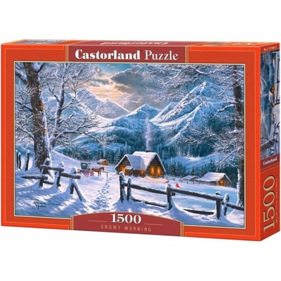 Castorland Zasněžené ráno 1500 dílků
