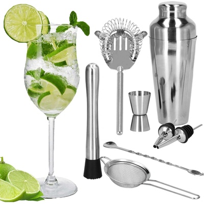 Barmanská sada 8 dílů, nerezová SPRINGOS AMBASADOR