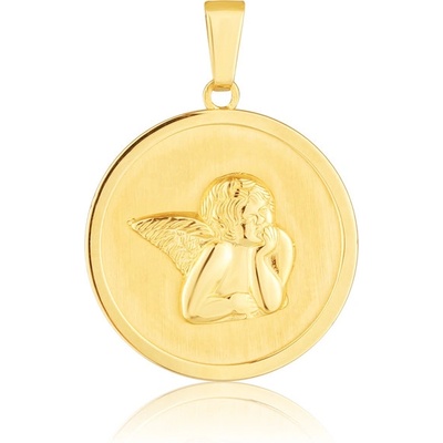 JVD Dámský zlatý přívěsek andělíček ZP0338XJ81 1800