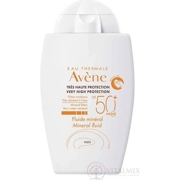 Avène Sun Mineral ochranný fluid bez chemických filtrů SPF50+ 40 ml