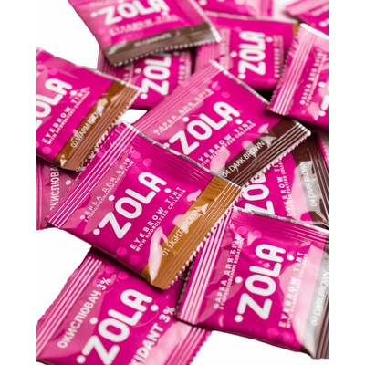 Zola barva na obočí s kolagenem 02 Warm Brown teple hnědá 15 ml – Hledejceny.cz