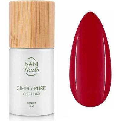 NaniNails Simly Pure gelový lak na nehty s použitím UV/LED lampy odstín Dark Rose 5 ml
