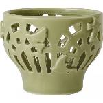Kähler Свещник за чаена свещ Orangery Spring Leaf 9, 5 см (691207)