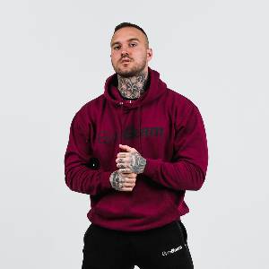 GymBeam Суичър PRO Hoodie Burgundy S