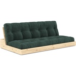 Karup Design Тъмнозелен разтегателен диван от велур 196 cm Base - Karup Design (137101512)