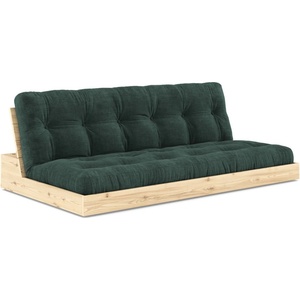 Karup Design Тъмнозелен разтегателен диван от велур 196 cm Base - Karup Design (137101512)