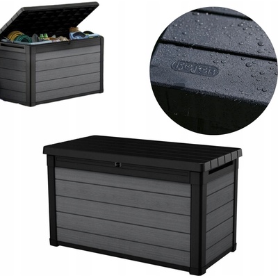 Keter box Cortina 62 x 71 x 122 cm 380 l bridlicovo sivá
