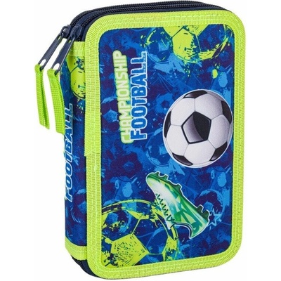 Penál 2 p. prázdný fotbal