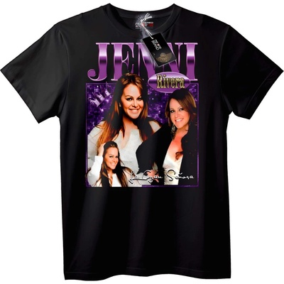 NOONEBRAND Тениска JENI Rivera - 4XL, Black