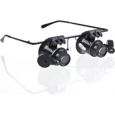 HADEX Zvětšovací brýle 20x přiblížení s LED osvětlením