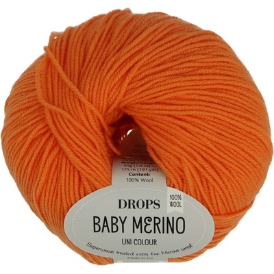 Drops Baby Merino 36 oranžová
