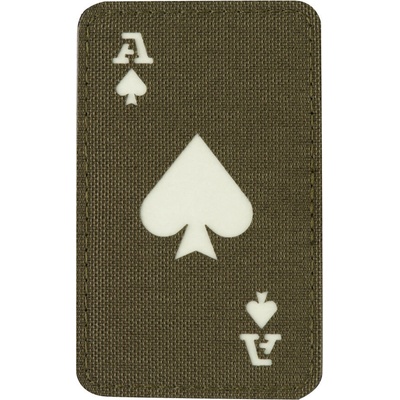 Nášivka M-Tac Ace Of Spades Glow - olivová