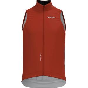 Bioracer Мъжки елек за колоездене Bioracer Wind Gilet Cycling vest - Terra Cotta - размер M (054-0381-0212)
