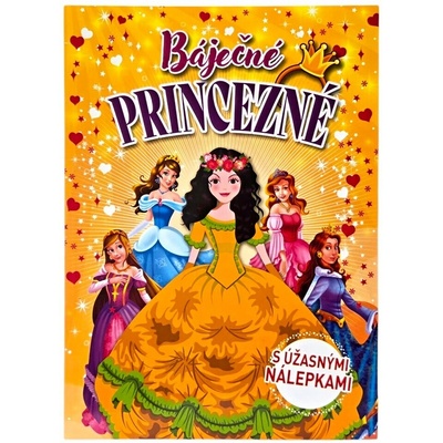 Maľovánka Báječné princezné so samolepkami