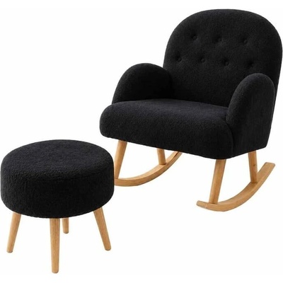 Sconto Dugmeli s podnožkou čierna