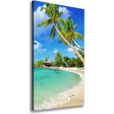 Vertikálny foto obraz na plátne Tropická pláž 50x100 cm