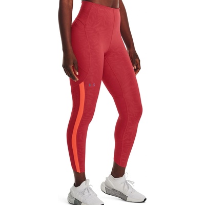 Under Armour Клинове Under Armour UA Rush Legging Emboss Perf Червен Velikost XXL