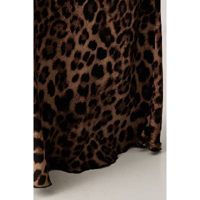 Le Privé рокля без закопчаване от вискоза LISE LEOPARD (LP00789)