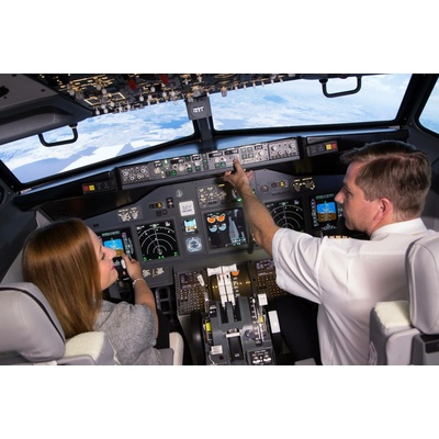Simulátor Boeingu Bez záznamu 30 minut 1 pilot 3 osoby doprovod Základní kurz