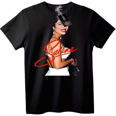 NOONEBRAND Тениска на Selena - Легендарна музикантка - 2XL, Black
