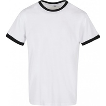 Pánské Streetwear Ringer tričko bílá/černá
