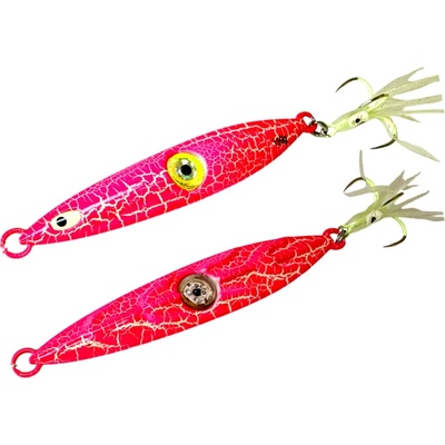 LK Baits Pilker Led Eye Pink Marble 80 g