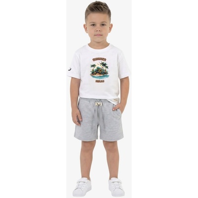 Mirau chlapčenské tričko Summer biela