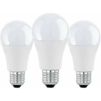 EGLO LM-E27-LED A60 8W 4000K biela 3ks 113121