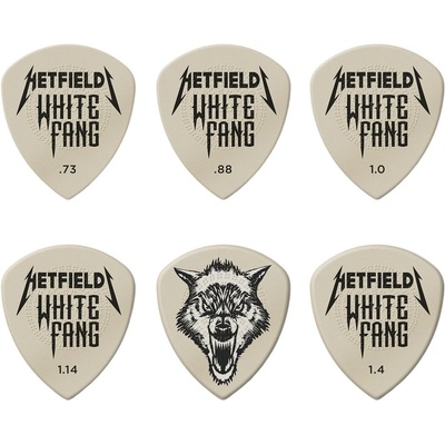 Dunlop PVPPH122 James Hetfield White Fang Custom Flow Variety Pack Перце за китара (PVPPH122)